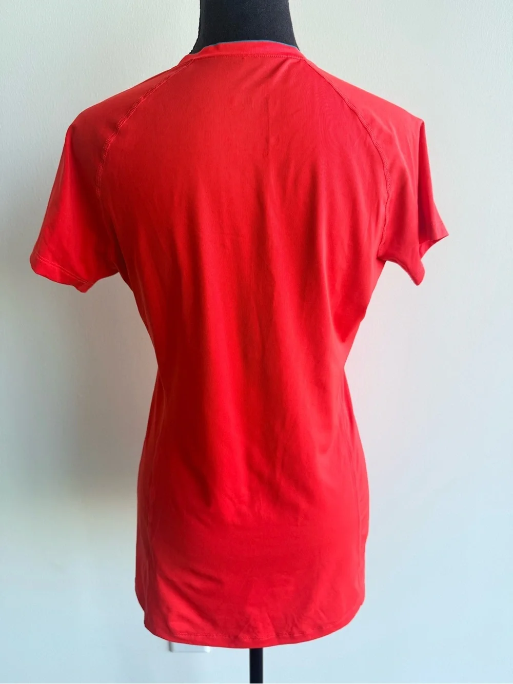 Nike Pro Combat Women’s Bright Red/Orange Dri-Fit Tee